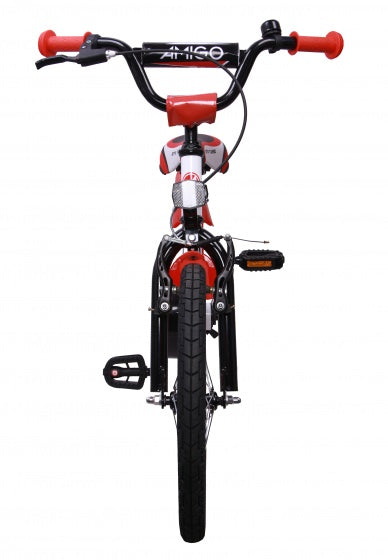 Amigo Turbo 18 Inch 25 cm Jongens Terugtraprem Wit