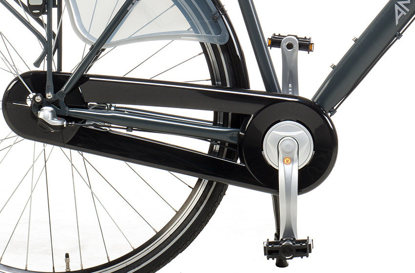 Amigo Bright 28 Inch 50 cm Heren 3V V-Brakes Antraciet