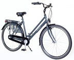 Bright 28 Inch 53 cm Dames 3V V-Brakes Antraciet