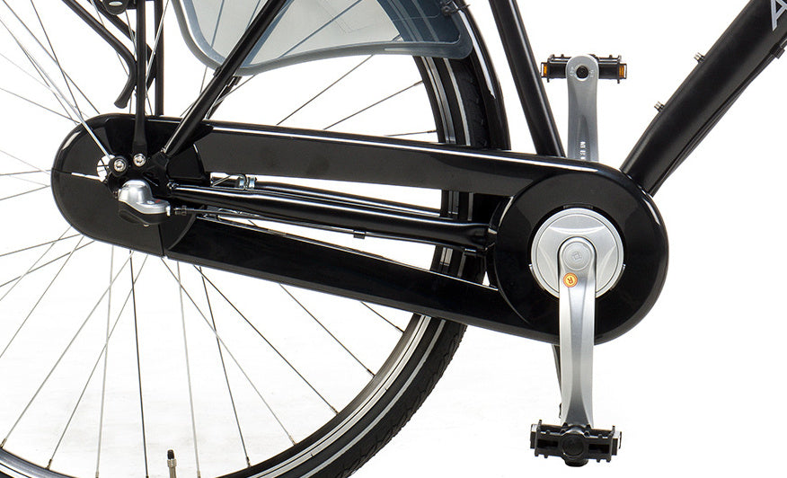 Bright 28 Inch 56 cm Heren 3V V-Brakes Matzwart