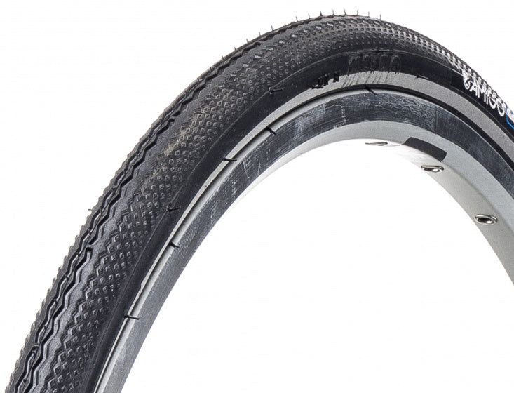 Buitenband Ortem M750 1mm 28 x 1 5/8 x 1 (25-622) met reflectie antilek zwart