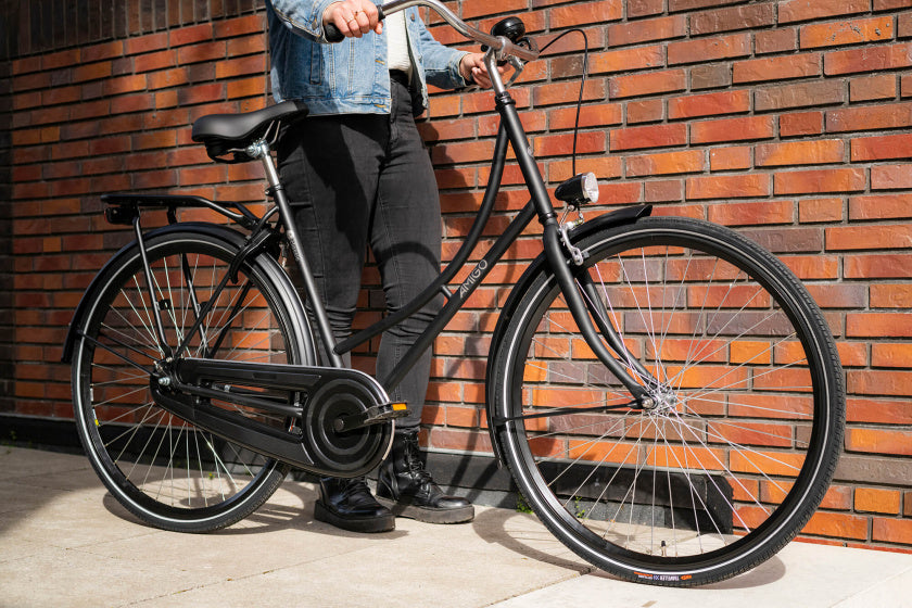 Classic C3 28 Inch 56 cm Dames Terugtraprem Matzwart