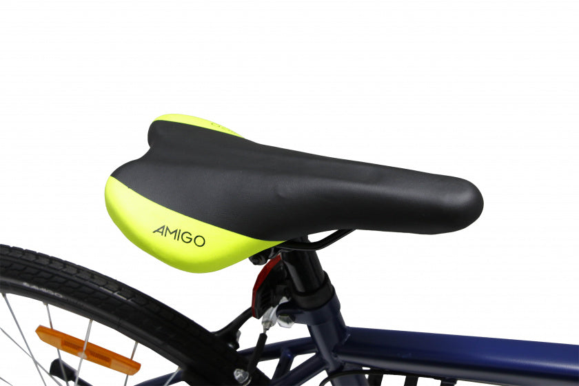 Control 28 Inch 47 cm Unisex 21V V-Brakes Blauw/Geel