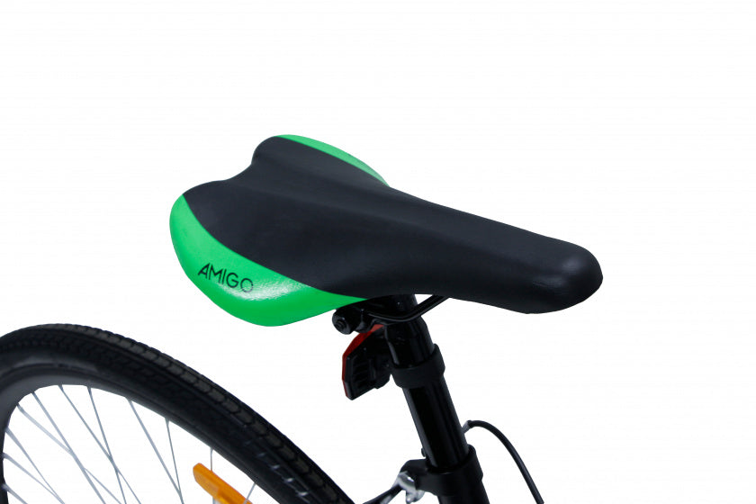 Control 28 Inch 47 cm Unisex 21V V-Brakes Zwart/Groen