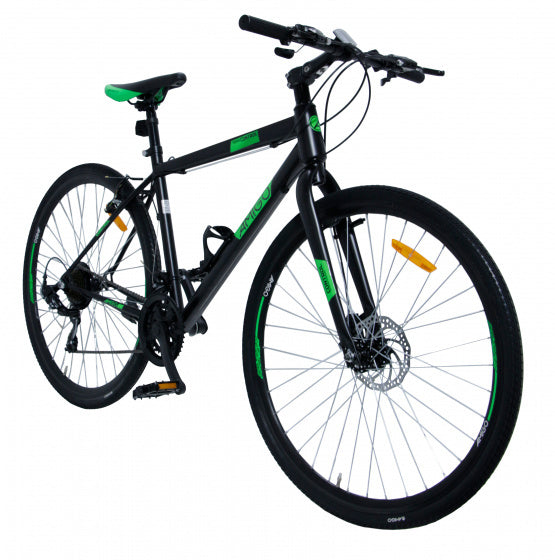 Amigo Control 28 Inch 47 cm Unisex 21V V-Brakes Zwart/Groen
