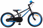 Amigo Cross 18 inch 22 cm jongens v-brakes zwart/blauw