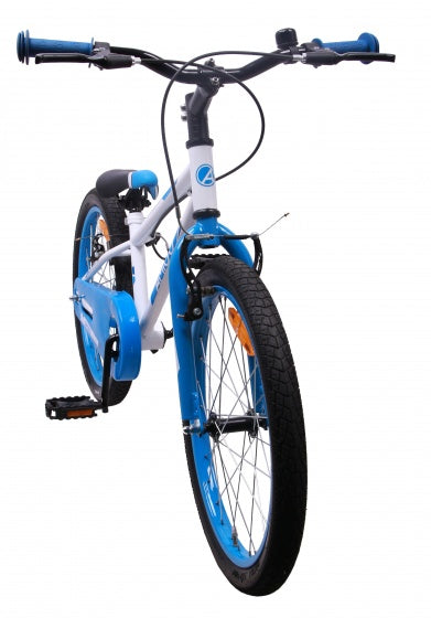 Amigo Cross 20 inch 24 cm jongens v-brakes wit/blauw