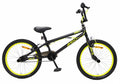 Amigo Danger 20 Inch 26 cm Unisex V-Brakes Zwart/Geel