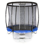 trampoline Deluxe met veiligheidsnet 244 cm blauw