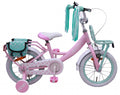 dots 14 inch 21 cm meisjes terugtraprem roze