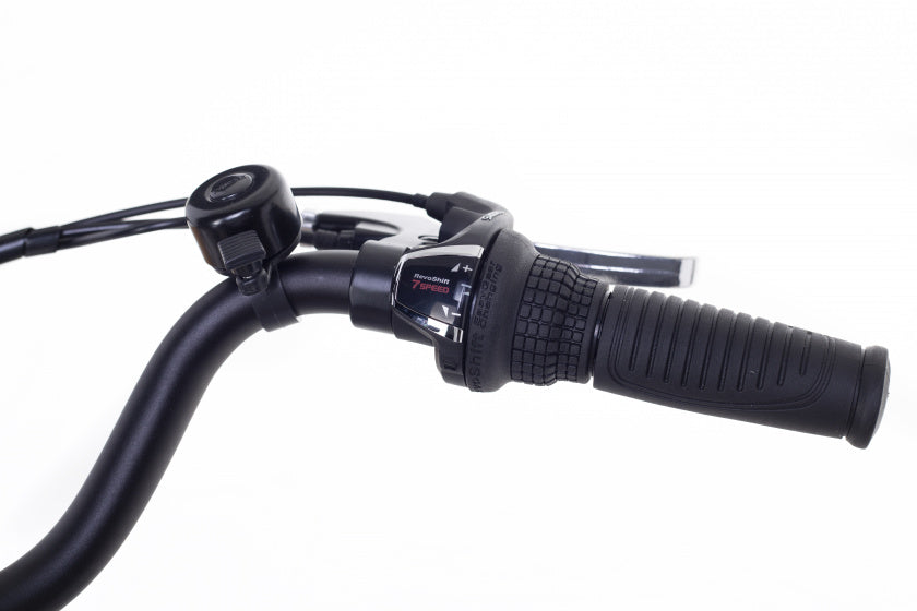 E-Active 28 Inch 50 cm Heren 7V V-Brakes Matzwart