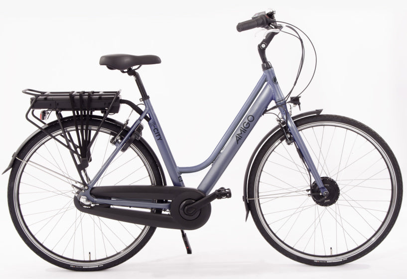 E-City S1 460Wh 28 Inch 51 cm Dames 3V V-Brakes Blauwgrijs