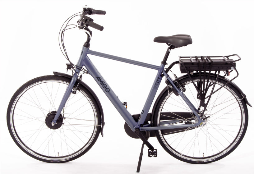 E-City S1 460Wh 28 Inch 54 cm Heren 3V V-Brakes Blauwgrijs