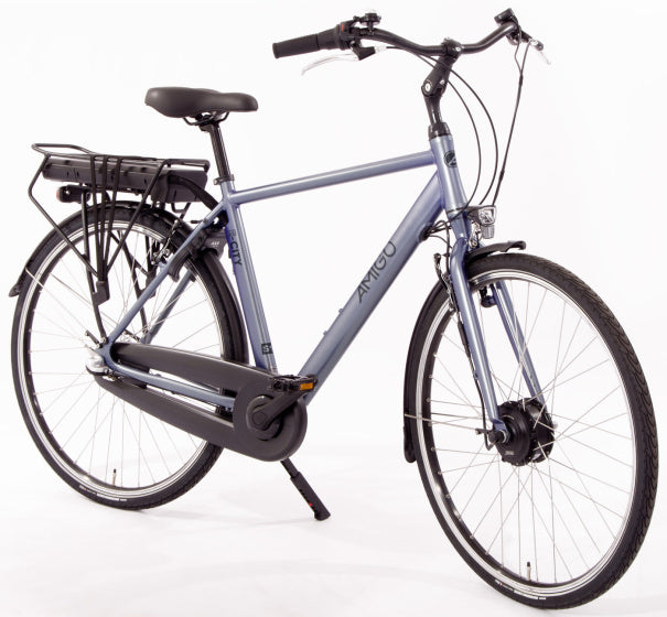 E-City S1 460Wh 28 Inch 54 cm Heren 3V V-Brakes Blauwgrijs