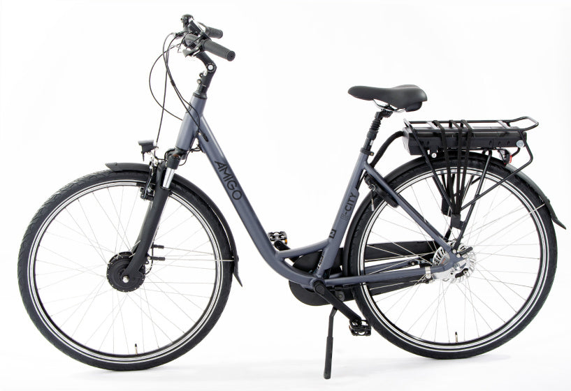 E-City S2 504Wh 28 Inch 48 cm Dames 7V Rollerbrake Matgrijs
