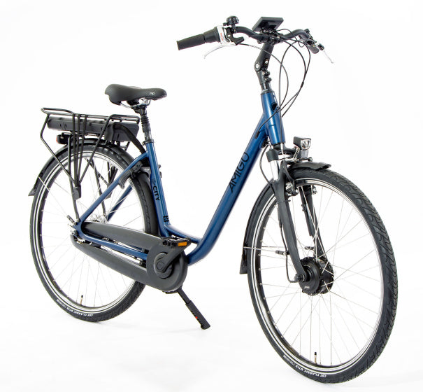 E-City S2 504Wh 28 Inch 52 cm Dames 7V Rollerbrake Donkerblauw
