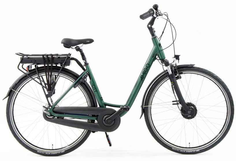 E-City S2 504Wh 28 Inch 52 cm Dames 7V Rollerbrake Matgroen