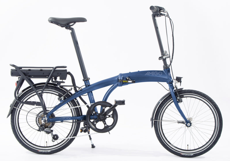 Amigo E-Click C1 418Wh 20 Inch 32 cm Unisex 6V V-Brakes Donkerblauw