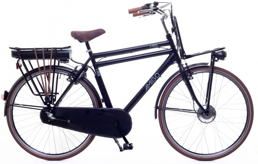 E-Pulse 28 Inch 56 cm Heren 3V Terugtraprem Matzwart