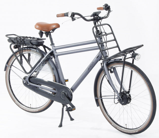 Amigo E-Strong T3-SM 504Wh 28 Inch 54 cm Heren 7V Rollerbrake Matgrijs