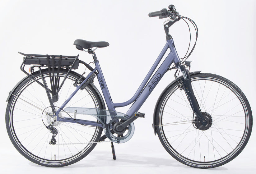 E-Vibe D1+ 460Wh 28 Inch 48 cm Dames 7V V-Brakes Blauwgrijs