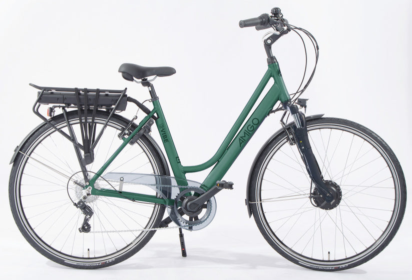 E-Vibe D1+ 460Wh 28 Inch 48 cm Dames 7V V-Brakes Matgroen