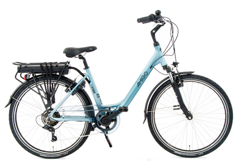 E-Vibe D2 504Wh 26 Inch 43 cm Dames 7V V-Brakes Matblauw