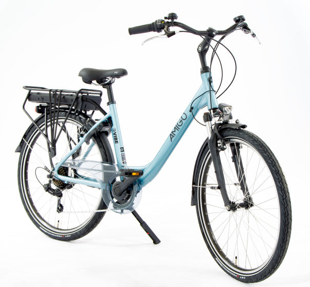 E-Vibe D2 504Wh 26 Inch 43 cm Dames 7V V-Brakes Matblauw