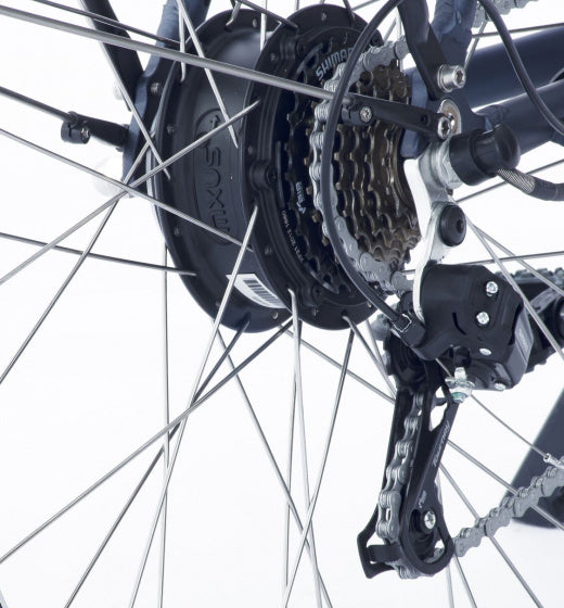 E-Vibe D2 28 Inch 50 cm Dames 7V V-Brakes Blauwgrijs