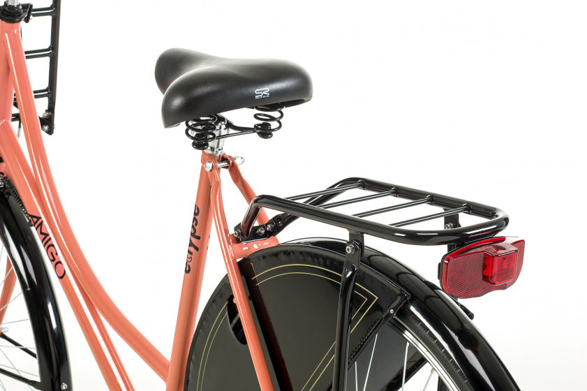 Eclypse 28 Inch 56 cm Dames Terugtraprem Roze/Zwart
