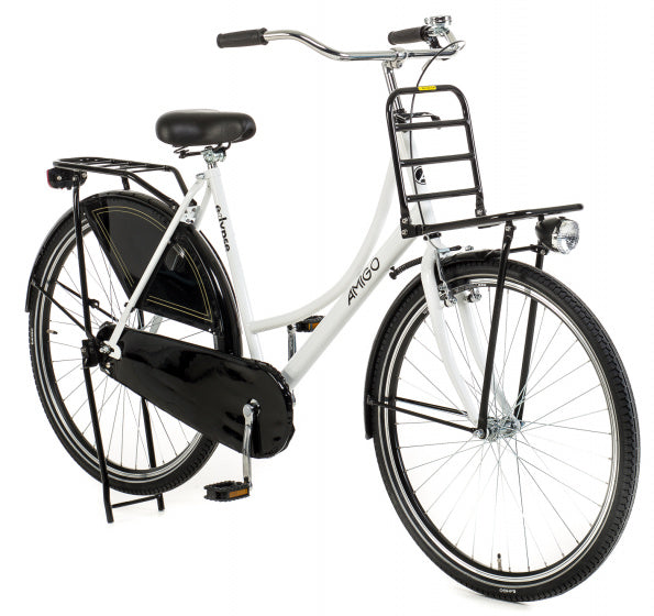 Eclypse 28 Inch 56 cm Dames Terugtraprem Wit/Zwart