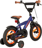 Amigo Explorer 12 Inch 20 cm Jongens Terugtraprem Blauw/Oranje