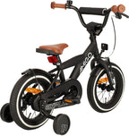 Amigo Explorer 12 Inch 20 cm Jongens Terugtraprem Zwart/Wit