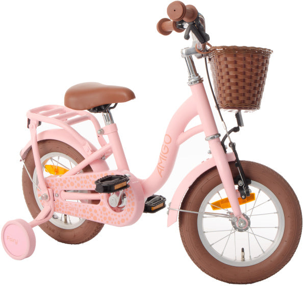 Amigo Fairy 12 Inch 20,5 cm Meisjes Terugtraprem Zalmroze