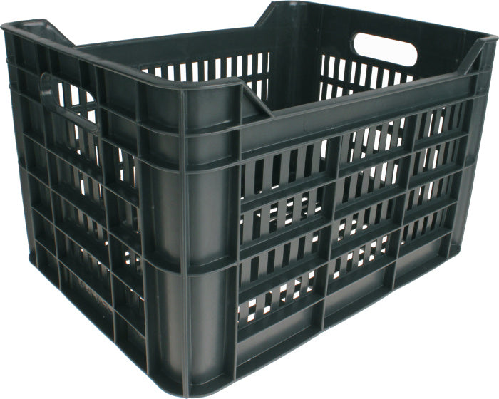 Amigo Fietskrat 30 liter 100% gerecycled kunststof donkergrijs