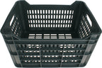 Amigo Fietskrat 30 liter 100% gerecycled kunststof donkergrijs