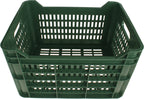Amigo Fietskrat 30 liter 100% gerecycled kunststof donkergroen