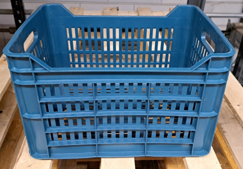 Fietskrat 30L blauw