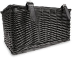 Amigo Fietsmand 34 liter riet zwart