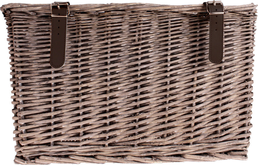 Amigo Fietsmand 45 liter riet bruin