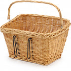 fietsmand voor 45 x 30 x 30/25 cm riet naturel
