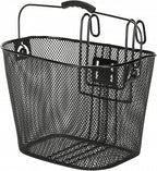 fietsmand voor 13 liter staal zwart