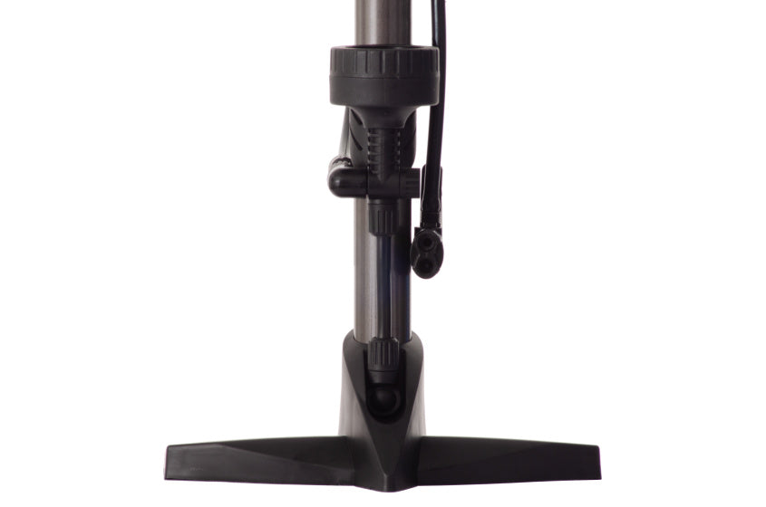 Amigo Fietspomp met drukmeter 11 Bar 61 cm antraciet