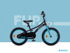 Amigo Flip 18 inch 26,5 cm jongens terugtraprem zwart/blauw