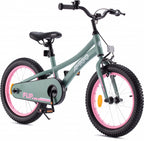 Amigo Flip 18 inch 26,5 cm meisjes terugtraprem groen/roze