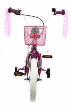 Amigo Flower 14 inch 22 cm meisjes terugtraprem paars
