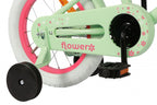 flower 14 inch 22 cm meisjes terugtraprem groen