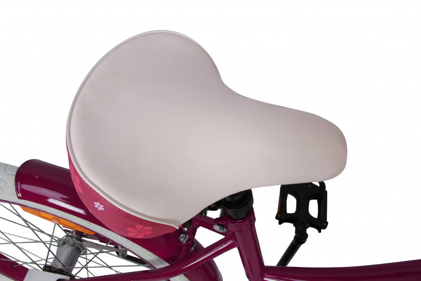 Amigo Flower 20 inch 33 cm meisjes terugtraprem paars