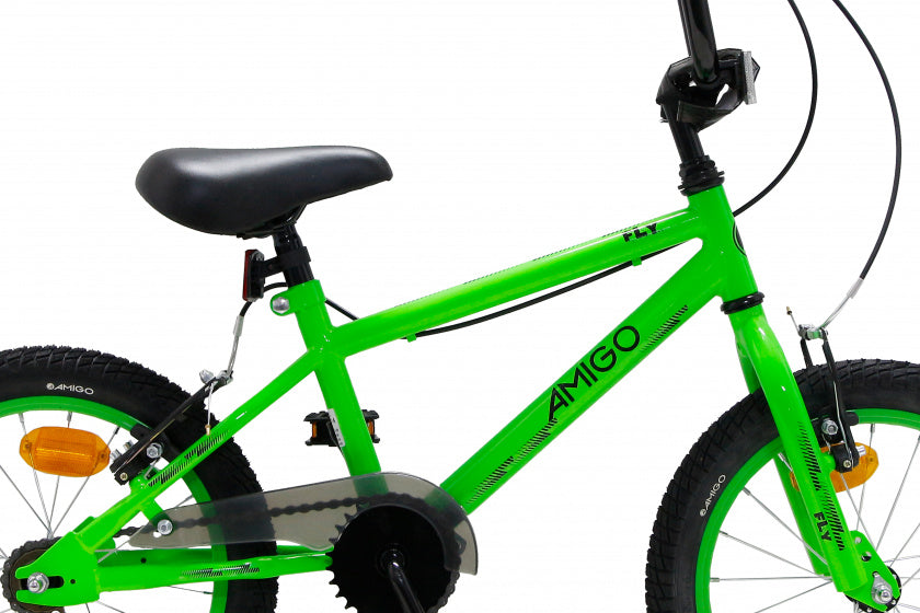 fly 16 inch 25,4 cm junior v-brakes groen