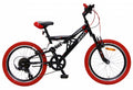 Fun Ride 20 Inch 33 cm Junior 7V V-Brakes Zwart/Rood
